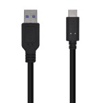 Cablu USB A la USB-C Aisens A107-0450 Negru 1,5 m