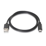 Cablu USB A la USB-C Aisens A107-0052 Negru 2 m