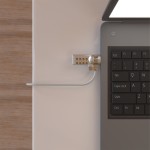 Cablu de Securitate Aisens ASLK-D40N01-SL Argintiu 1,5 m