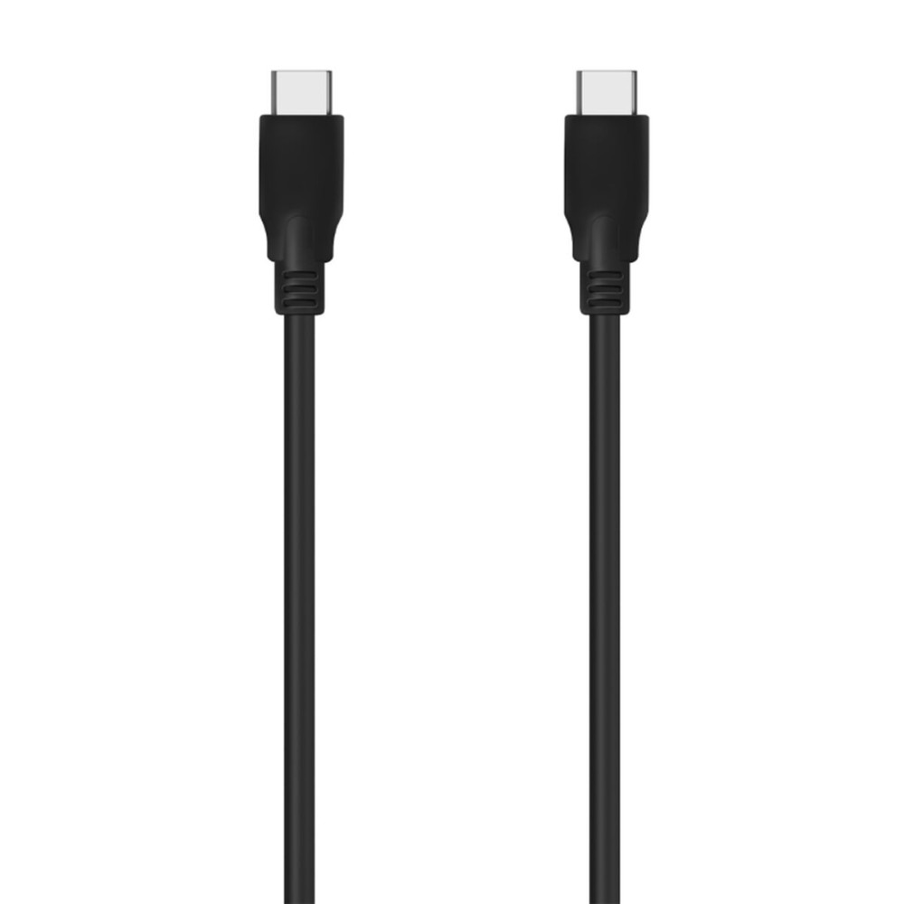 Cablu USB-C Aisens A107-0702 Negru 1 m