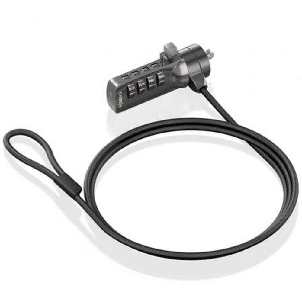 Cablu de Securitate Aisens ASLK-D40N03-BK Negru 1,5 m
