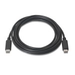 Cablu de Date/Încărcare cu USB Aisens A107-0058 Negru 3 m