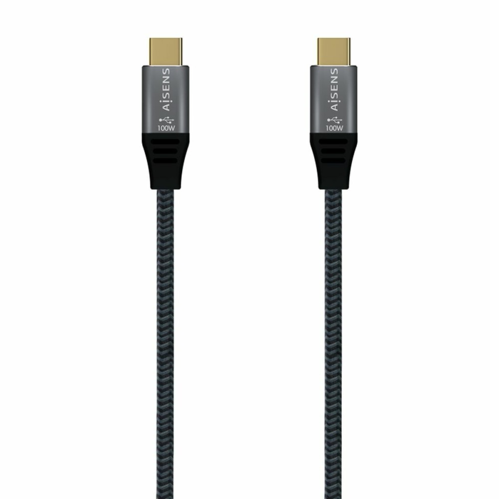 Cablu USB-C Aisens A107-0629 Gri 2 m