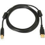 Cablu USB A la USB B Aisens A101-0011 Negru 5 m