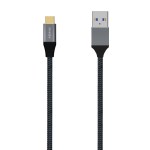Cablu USB A la USB-C Aisens A107-0633 Gri 2 m