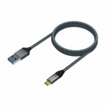 Cablu USB A la USB-C Aisens A107-0633 Gri 2 m