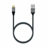 Cablu USB A la USB-C Aisens A107-0633 Gri 2 m