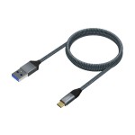 Cablu USB-C Aisens A107-0631 Gri 1 m