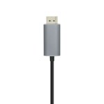 Adaptor USB-C la DisplayPort Aisens A109-0394 Negru 80 cm