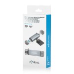 Cititor Extern de Carduri Aisens ASCR-2AC08-GR Gri
