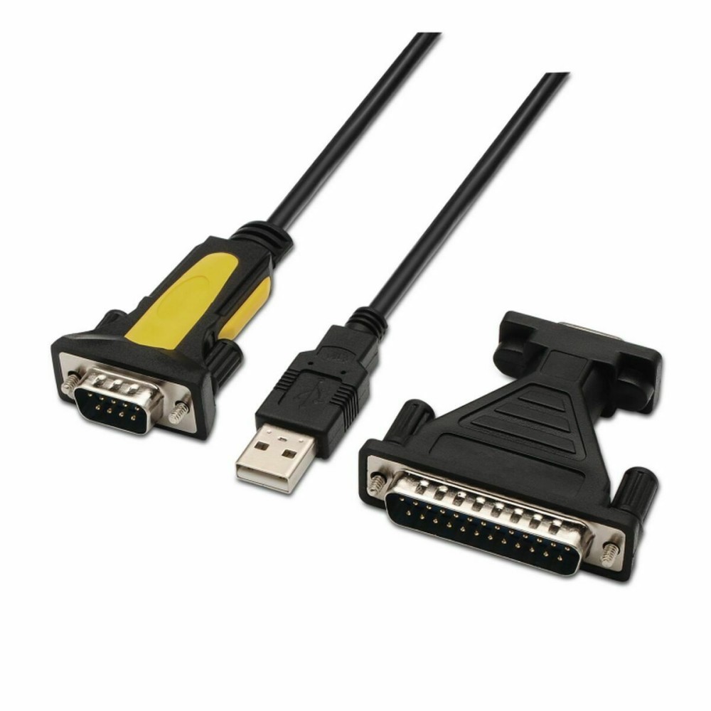 Cablu de Date/Încărcare cu USB Aisens A104-0039 1,8 m Negru