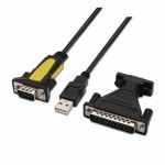 Cablu de Date/Încărcare cu USB Aisens A104-0039 1,8 m Negru