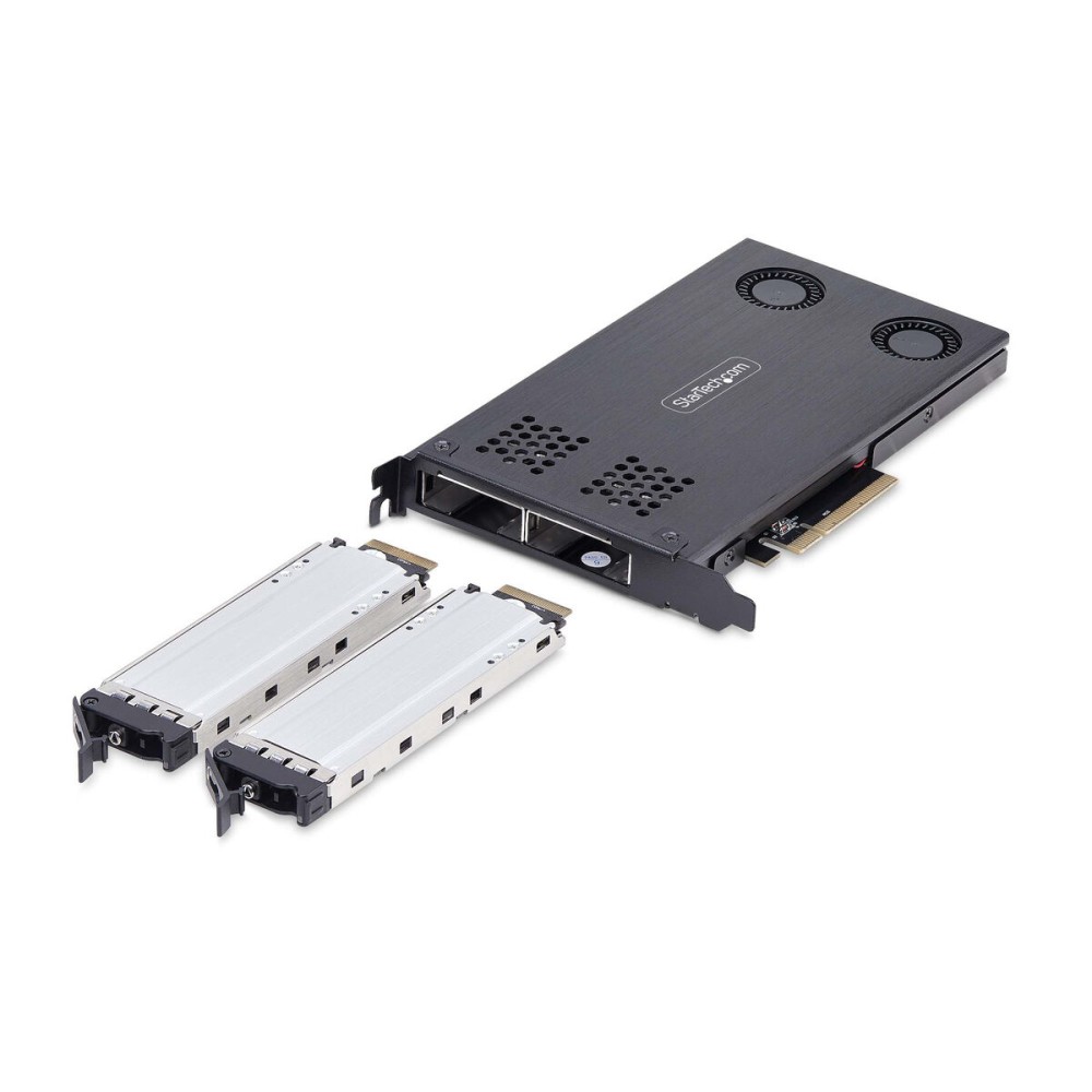 Adaptor pentru Hard Disk Startech 2M2-REMOVABLE-PCIE Negru