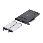 Adaptor pentru Hard Disk Startech 2M2-REMOVABLE-PCIE Negru