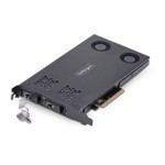 Adaptor pentru Hard Disk Startech 2M2-REMOVABLE-PCIE Negru