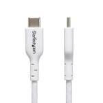Cablu USB-C Startech USB2CC2MNCWHE Alb 2 m