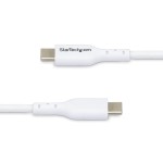 Cablu USB-C Startech USB2CC2MNCWHE Alb 2 m