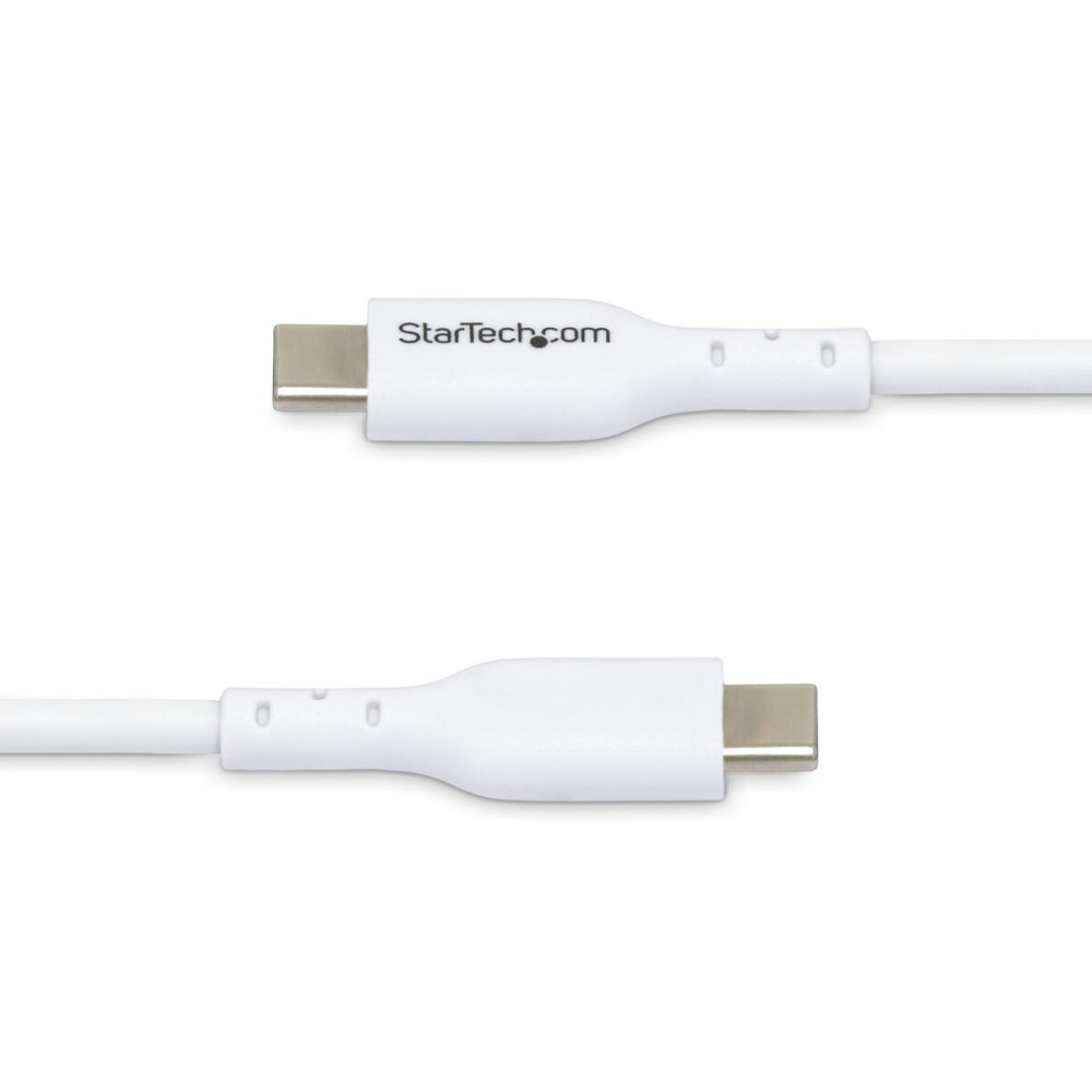 Cablu USB-C Startech USB2CC1MNCWHE Alb 1 m