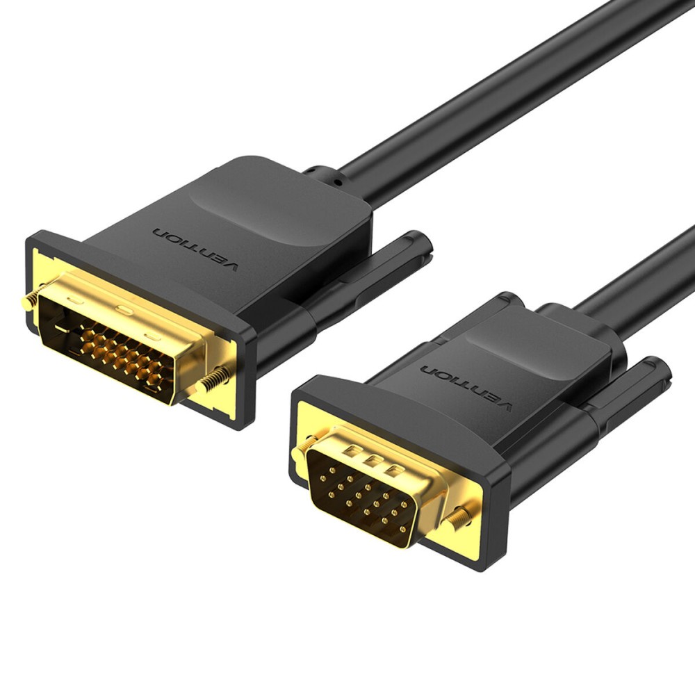 Adaptor VGA la DVI Vention EABBG Negru 1,5 m
