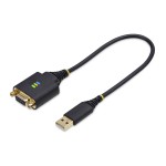 Cablu USB Startech 1P1FFCN-USB-SERIAL Negru 30 cm