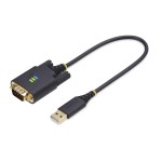 Cablu USB Startech 1P1FFC-USB-SERIAL Negru 30 cm