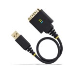 Cablu USB Startech 1P1FFC-USB-SERIAL Negru 30 cm