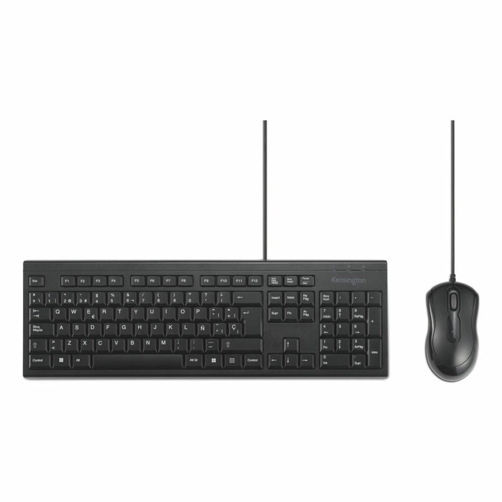 Tastatură și Mouse Kensington KM100 Negru Spaniolă QWERTY