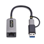 Cablu USB Startech U2GA-USB-C-ETHERNET Gri