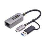 Cablu USB Startech U2GA-USB-C-ETHERNET Gri