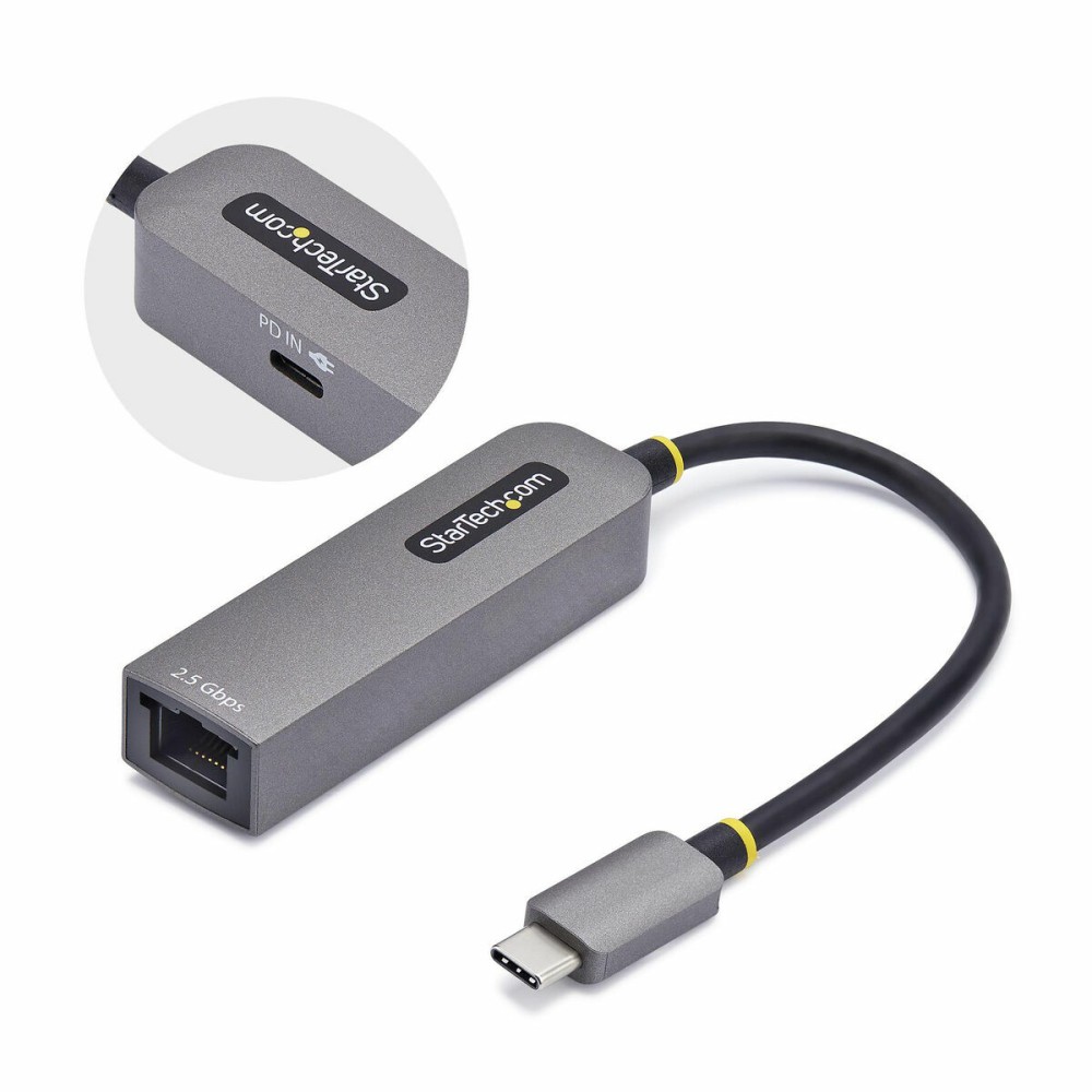 Cablu USB Startech 2GPD3-USB-C-ETHERNET Gri
