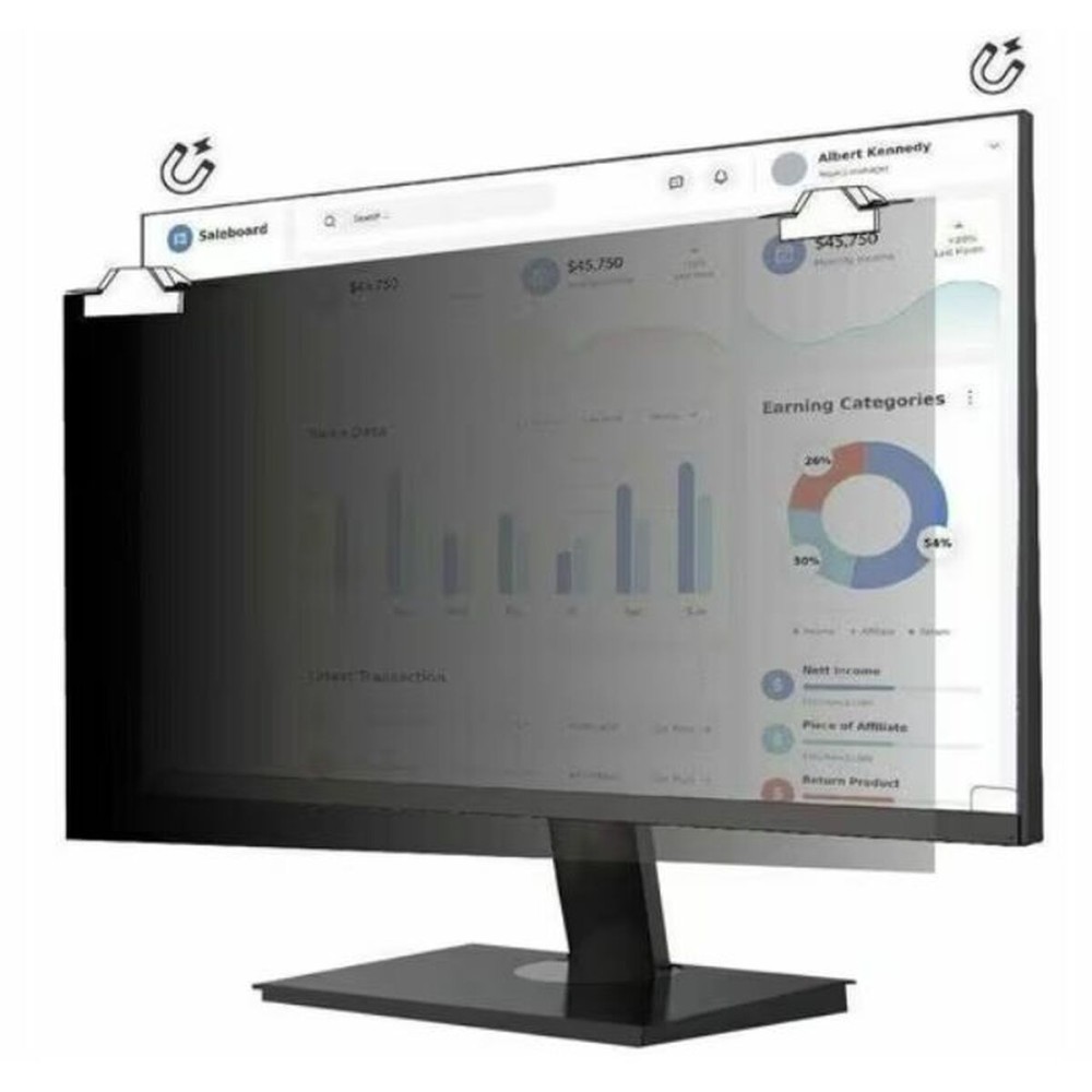 Filtru de Confidențialitate pentru Monitor V7 PS23W9AM 23"