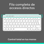 Tastatură Bluetooth Logitech 920-013011 Qwerty Spaniolă Gri Alb/Gri