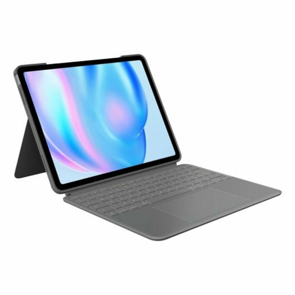 Husă pentru Tabletă Logitech 920-012614 Gri Qwerty Spaniolă