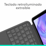 Husă pentru Tabletă și Tastatură Logitech 920-012772 Grafit QWERTY