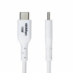 Cablu USB Startech USB2AC1MNCWHE Alb 1 m