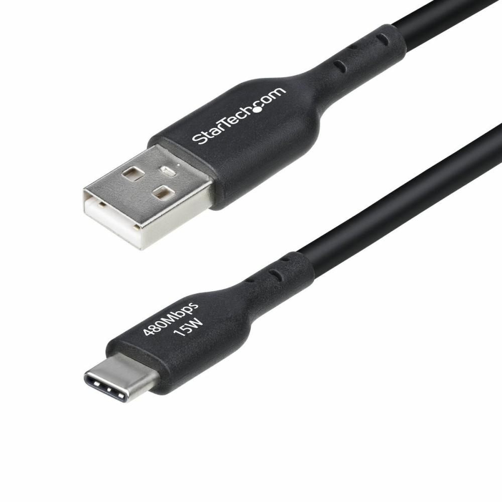 Cablu USB Startech USB2AC4MBKE Negru