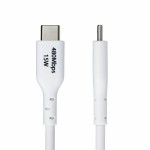 Cablu USB Startech USB2AC2MNCWHE Alb 2 m