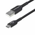 Cablu USB Startech USB2AC2MNC Negru 2 m