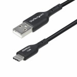 Cablu USB Startech USB2AC1MNC Negru 1 m