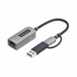 Cablu USB Startech C21GA-USB-ETHERNET Gri