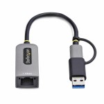 Cablu USB Startech C21GA-USB-ETHERNET Gri