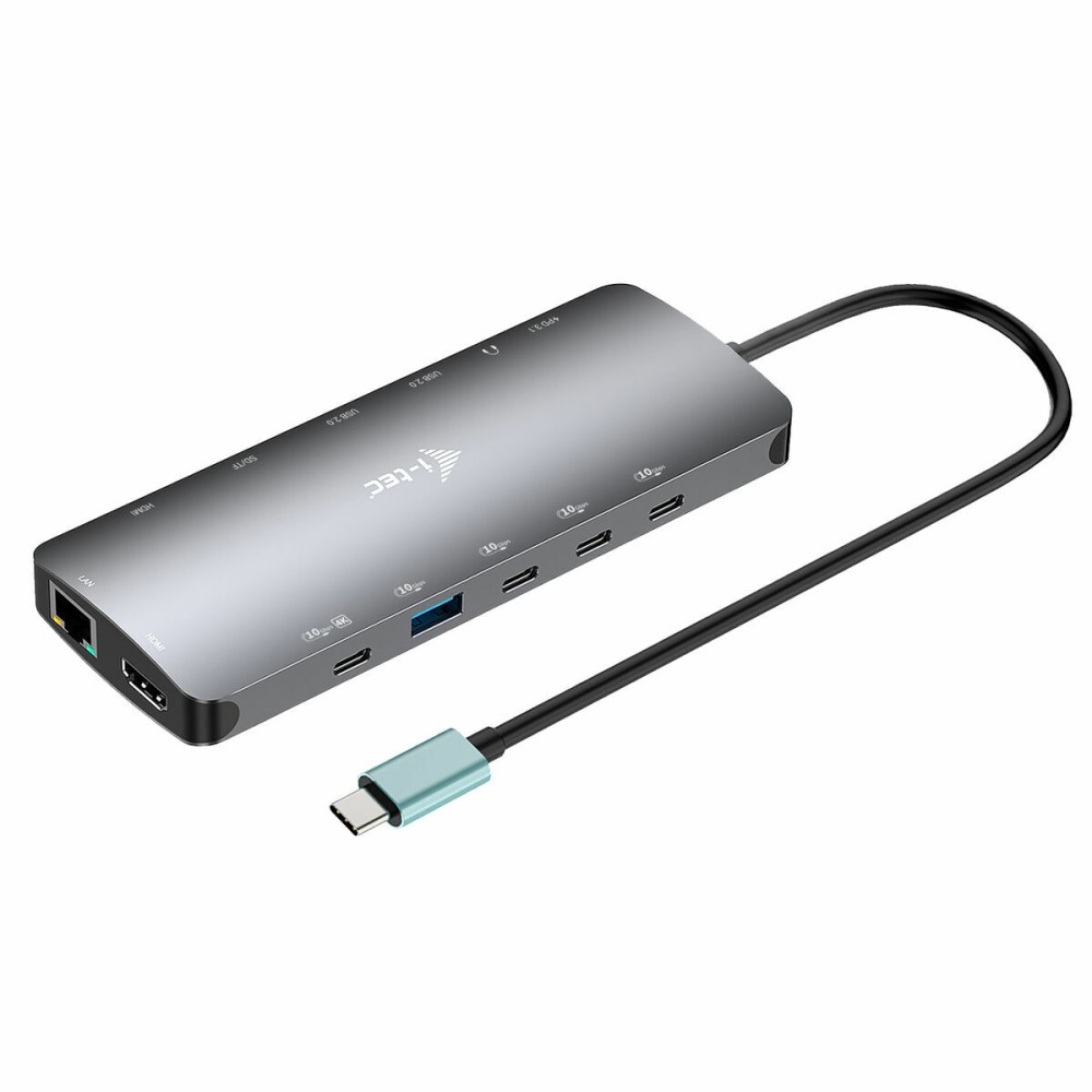 Hub USB i-Tec C31NANOTRIPLEDOCKPD Gri