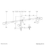 Suport de Masă pentru Ecran Neomounts DS60-600BL3 10" 27"