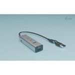 Hub USB i-Tec CAHUBMETAL2A2CPD Argintiu