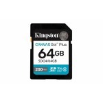 Card de Memorie Micro SD cu Adaptor Kingston SDG4 64 GB