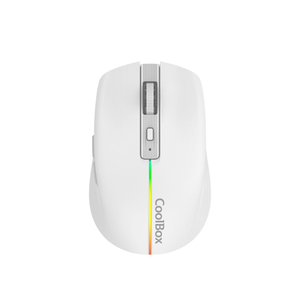 Mouse Fără Fir CoolBox COO-MOU-W01-W Alb 1600 dpi