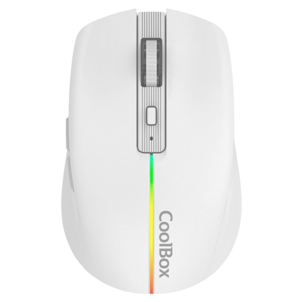 Mouse Fără Fir CoolBox COO-MOU-W01-W Alb 1600 dpi