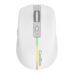 Mouse Fără Fir CoolBox COO-MOU-W01-W Alb 1600 dpi