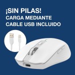 Mouse Fără Fir CoolBox COO-MOU-W01-W Alb 1600 dpi