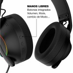 Căști cu Microfon Gaming CoolBox COO-AUM-WB01-B Negru